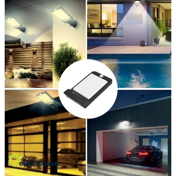 Forever Light FLS-11 SUNARI Solar Lamp LED / 32*SMD / PIR / 5W / 250lm / 4500K / 1200mAh image 4