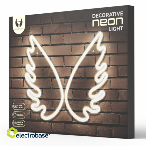 Forever Light FPNE09X WINGS Neon LED Светодиодная Вывеска фото 2