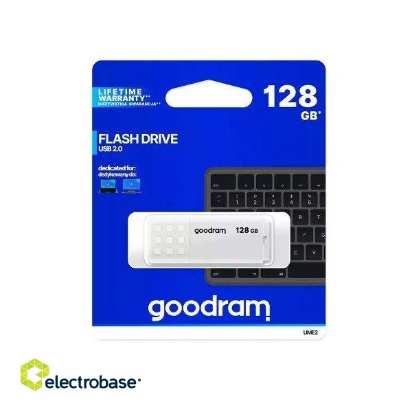 Goodram 128GB UME2 USB 2.0  Zibatmiņa image 1