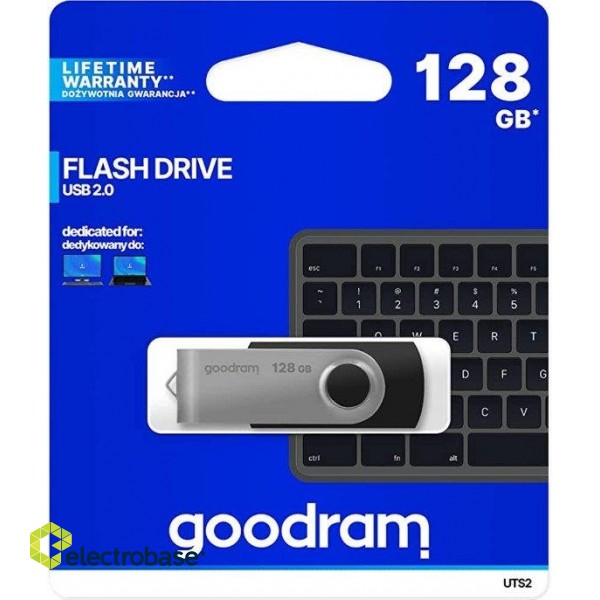 Goodram 128GB  UTS2 USB 2.0 Zibatmiņa image 1