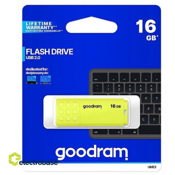 Goodram 16GB UME2 USB 2.0 Flash Memory image 1