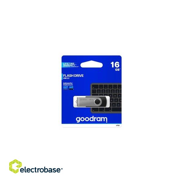Goodram 16GB UTS2  USB 2.0 Zibatmiņa image 1