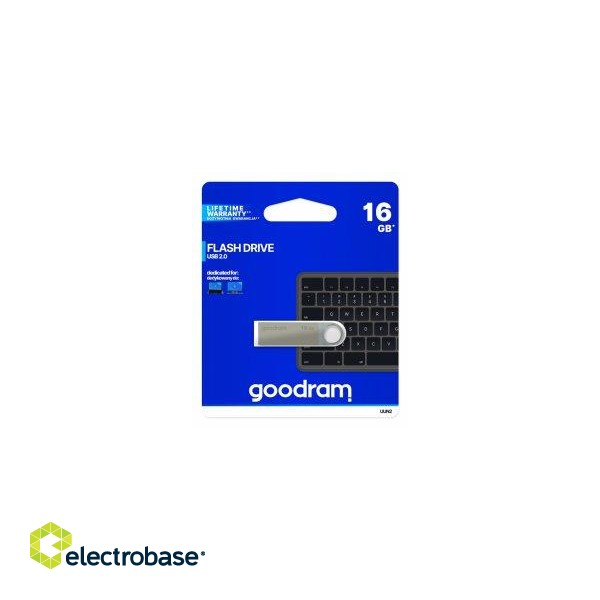 Goodram 16GB UUN2 USB 2.0 Zibatmiņa image 1