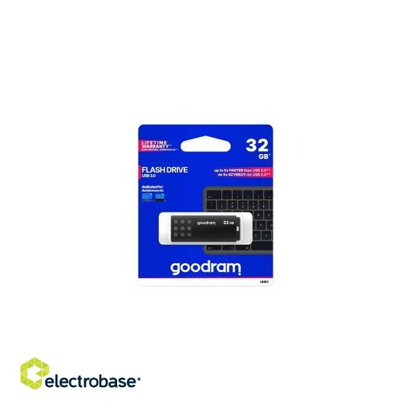 Goodram 32GB UME3 USB 3.0 Flash Memory image 1