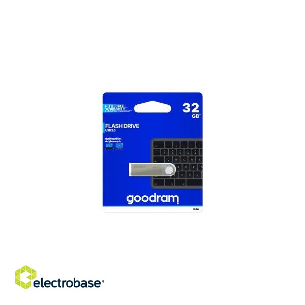 Goodram 32GB UUN2 USB 2.0 Zibatmiņa image 1