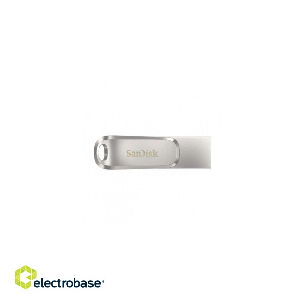 SanDisk 256GB pendrive USB-C Ultra Dual Drive Luxe Zibatmiņa image 3