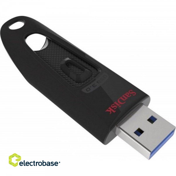 SanDisk Pendrive 64GB USB 3.0 Cruzer Ultra Zibatmiņa image 1