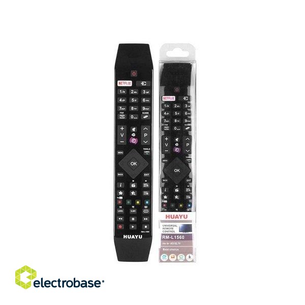 HQ LXP1389 TV remote control Vestel LCD/LED / RM-L1560 / Netflix / Black