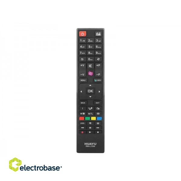 HQ LXP1390 TV remote control LCD Vestel / Finlux / Hyundai / Telefunken / RM-L1390 / Black