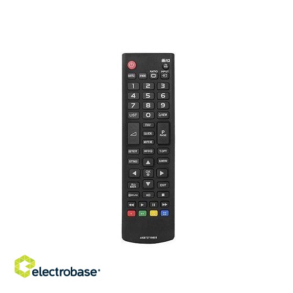 HQ LXP5603 TV remote control LG AKB73715603 Black