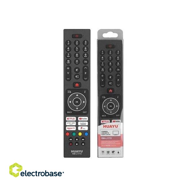 Lamex LXH1772 TV remote control TV LCD VESTEL RM-L1772 SMART / NETFLIX / YOUTUBE / PRIME VIDEO / RAKUTEN