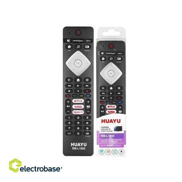 Lamex LXP1660 TV remote control Philips RM-L1660 Smart / Netflix / Youtube / Rakuten / Ambilight