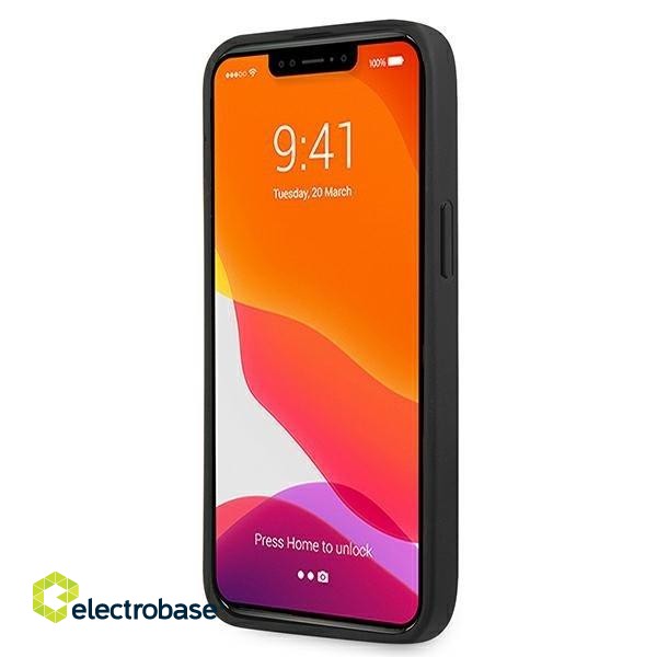 AMG AMHCP13LDOLBK Back Case Кожанный Чехол для телефона Apple iPhone 13 / 13 Pro Черный фото 3