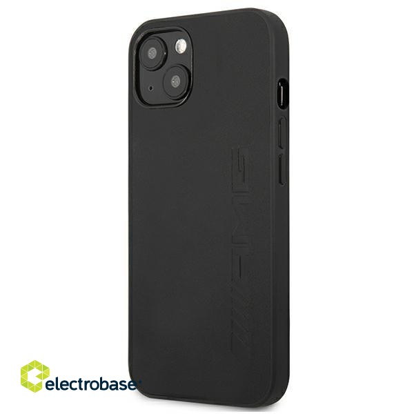 AMG AMHCP13SDOLBK Back Case Кожанный Чехол для телефона Apple iPhone 13 Mini Черный фото 2