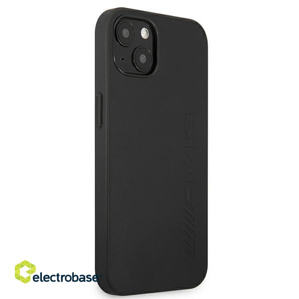 AMG AMHCP13SDOLBK Leather Back Case For Apple iPhone 13 Mini Black image 4