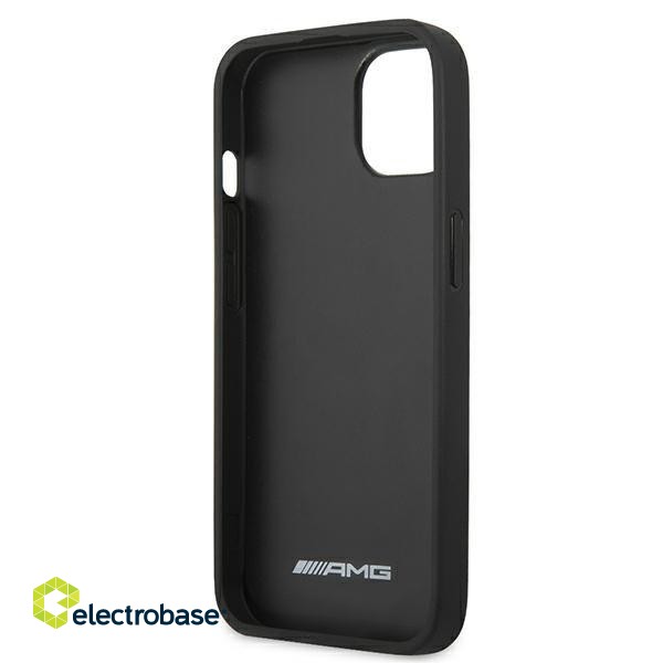 AMG AMHCP13SDOLBK Back Case Кожанный Чехол для телефона Apple iPhone 13 Mini Черный фото 7