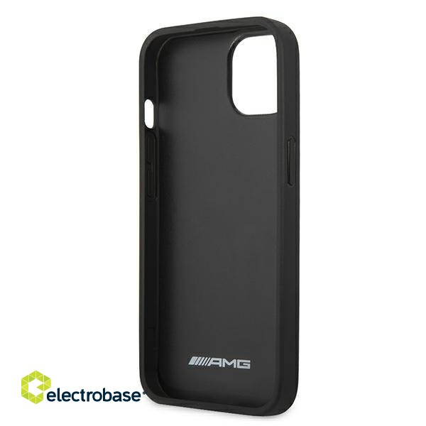AMG AMHCP13SGSEBK Back Case Aizmugurējais Ādas Apvalks Telefonam Apple iPhone 13 Mini Melns image 7