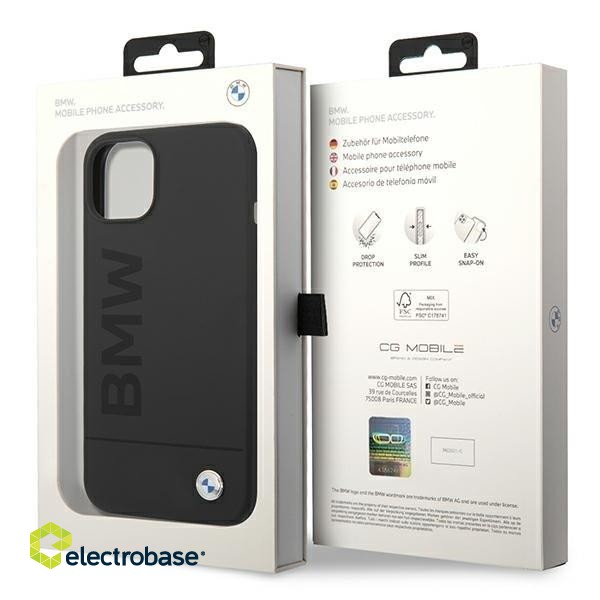 BMW BMHMP14MSLBLBK Back Case for Apple iPhone 14 Plus / 15 Plus paveikslėlis 9