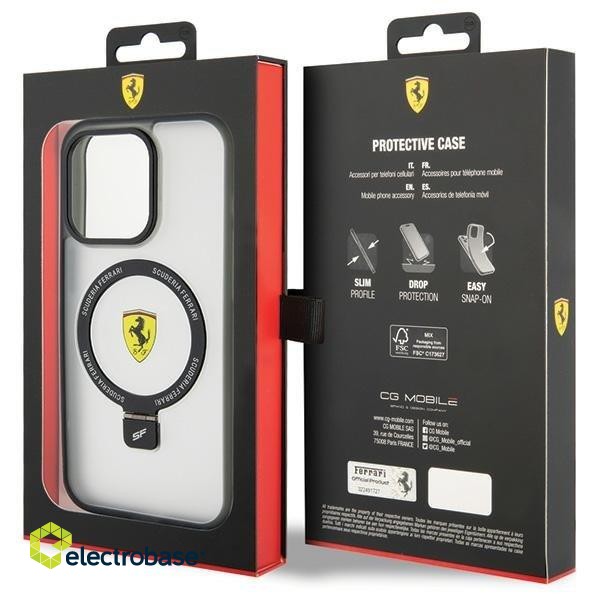 Ferrari Ring Stand MagSafe Back Case for Apple iPhone 15 Pro Max image 8