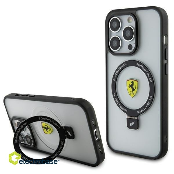 Ferrari Ring Stand MagSafe Back Case for Apple iPhone 15 Pro Max image 1