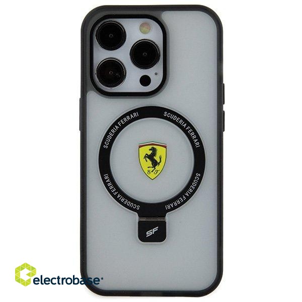 Ferrari Ring Stand MagSafe Back Case for Apple iPhone 15 Pro Max image 3