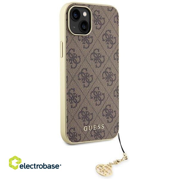 Guess 4G Charms Collection Back Case for Apple iPhone 15 image 4