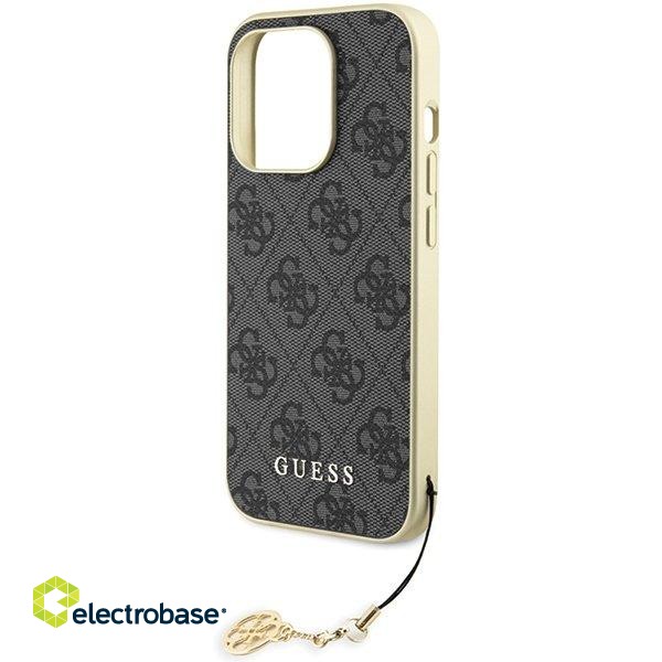 Guess 4G Charms Collection Back Case Aizsargapvalks Priekš Apple iPhone 15 Pro image 6