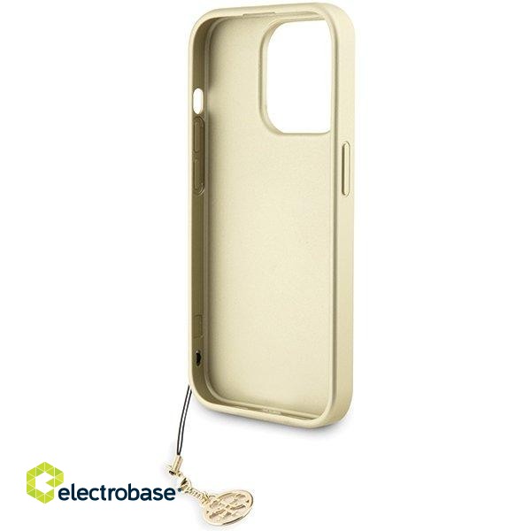 Guess 4G Charms Collection Back Case Aizsargapvalks Priekš Apple iPhone 15 Pro image 7