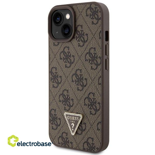 Guess Crossbody 4G Metal Logo Back Case Защитный Чехол для Apple iPhone 15 фото 3