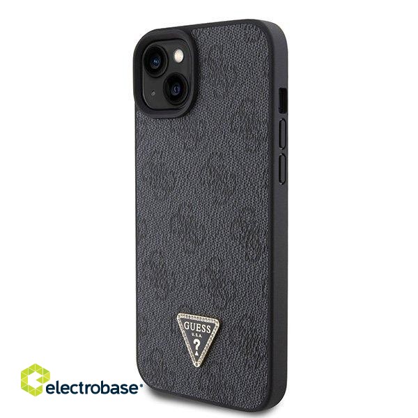 Guess Crossbody 4G Metal Logo Back Case Aizsargapvalks Priekš Apple iPhone 15 image 2