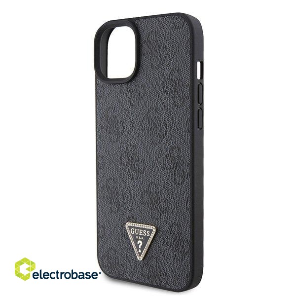 Guess Crossbody 4G Metal Logo Back Case Aizsargapvalks Priekš Apple iPhone 15 Plus image 6