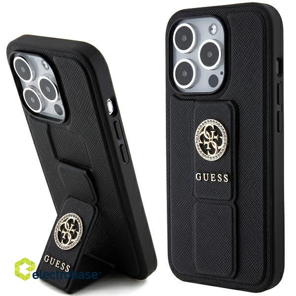 Guess GUHCP15LPGSSADK  Back Case for Apple iPhone 15 Pro image 1