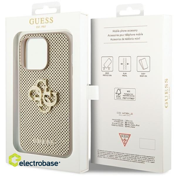 Guess GUHCP15LPSP4LGD Back Case for Apple iPhone 15 Pro image 7