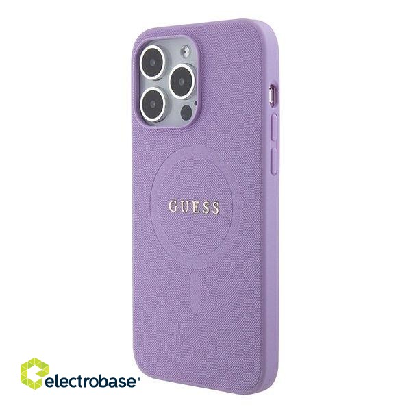 Guess Saffiano MagSafe Back Case Защитный Чехол для Apple iPhone 15 Pro фото 2