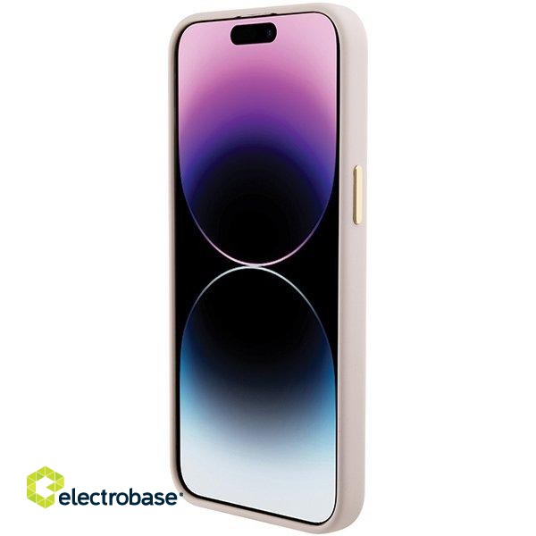 Guess Silicone Logo Strass 4G Back Case Защитный Чехол для Apple iPhone 15 Pro Max фото 5