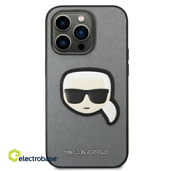 Karl Lagerfeld KLHCP14LSAPKHG Back Case for Apple iPhone 14 Pro paveikslėlis 3