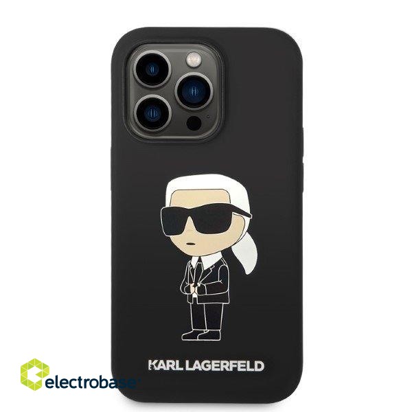 Karl Lagerfeld KLHMP14LSNIKBCK Aizmugurējais Apvalks Priekš Apple iPhone 14 Pro image 3