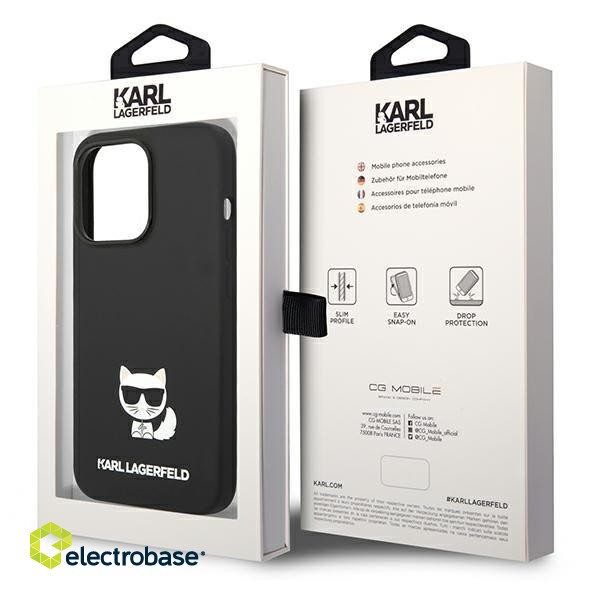Karl Lagerfeld KLHCP14XSLCTBK Back Case for Apple iPhone 14 Pro Max image 8