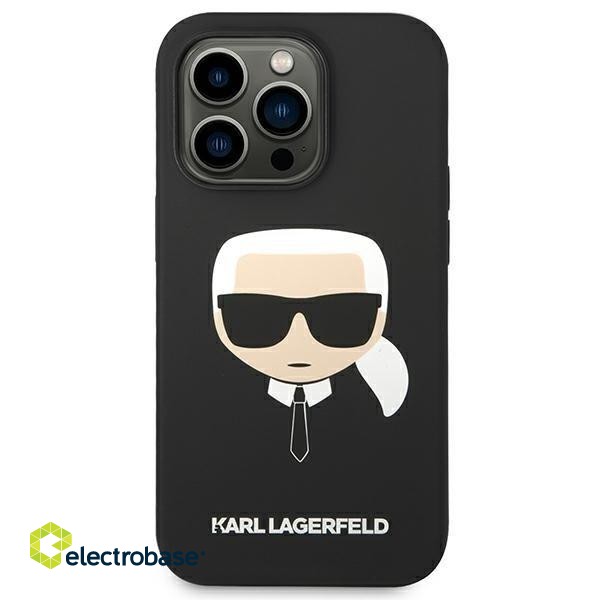 Karl Lagerfeld KLHCP14XSLKHBK Back Case for Apple iPhone 14 Pro Max paveikslėlis 3