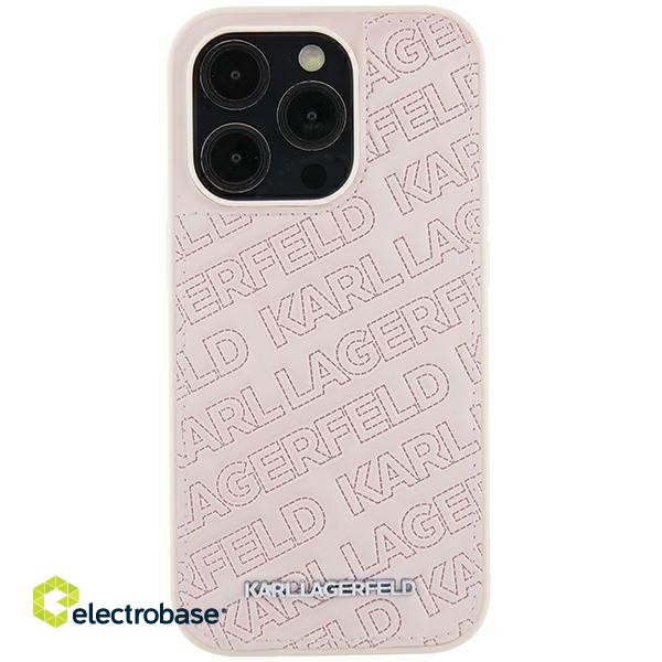 Karl Lagerfeld KLHCP15MPQKPMP Back Case for Apple iPhone 15 Plus / 14 Plus image 1