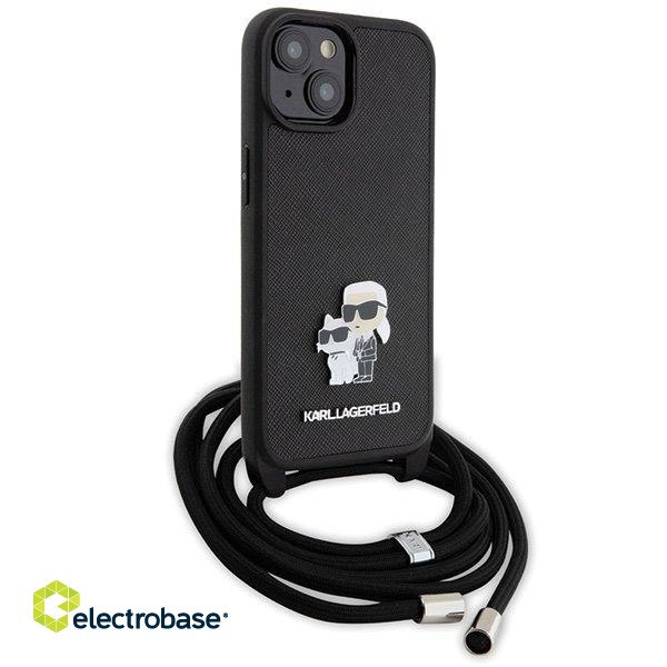 Karl Lagerfeld KLHCP15MSAKCPSK Back Case for Apple iPhone 15 Plus / 14 Plus paveikslėlis 3
