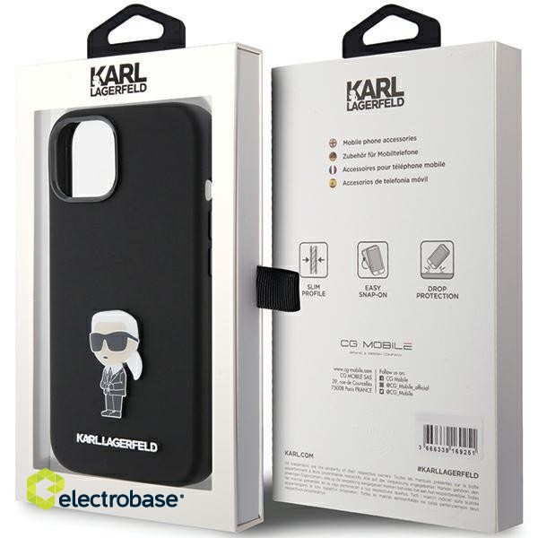 Karl Lagerfeld KLHCP15MSMHKNPK Back Case for Apple iPhone 15 Plus / 14 Plus image 8