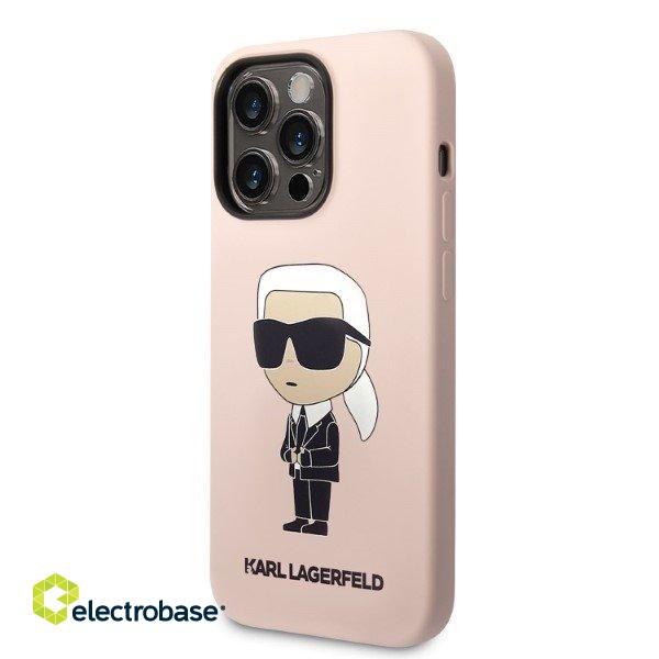 Karl Lagerfeld KLHMP14LSNIKBCP Aizmugurējais Apvalks Priekš Apple iPhone 14 Pro image 2