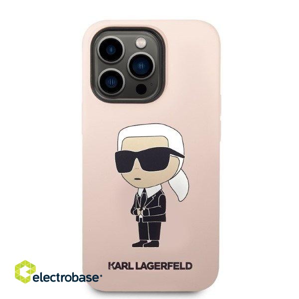 Karl Lagerfeld KLHMP14LSNIKBCP Aizmugurējais Apvalks Priekš Apple iPhone 14 Pro image 3