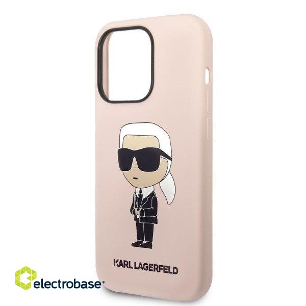 Karl Lagerfeld KLHMP14LSNIKBCP Aizmugurējais Apvalks Priekš Apple iPhone 14 Pro image 6