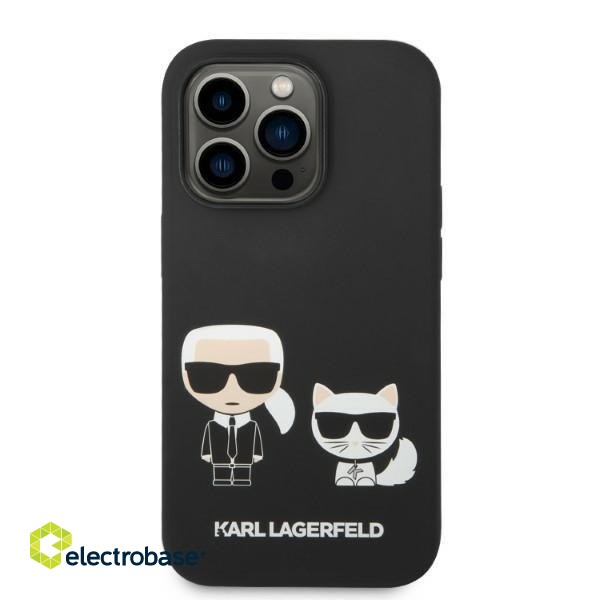 Karl Lagerfeld KLHMP14LSSKCK Back Case for Apple iPhone 14 Pro image 3