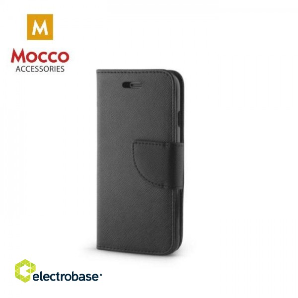 Mocco Fancy Book Case For Samsung A730 Galaxy A8 Plus (2018) Black image 1