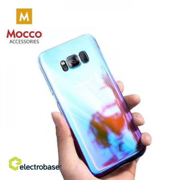 Mocco Gradient Back Case Plastikāta Apvalks Ar Krāsu Gradientu Priekš Samsung N950 Galaxy Note 8 Caurspīdīgs - Lillā image 3
