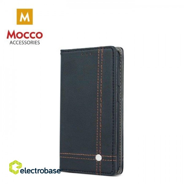 Mocco Smart Focus Book Case Grāmatveida Maks Telefonam Xiaomi Redmi 4A Melns / Brūns image 2
