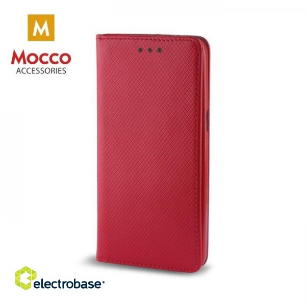 Mocco Smart Magnet Book Case For Xiaomi Redmi S2 Red paveikslėlis 1